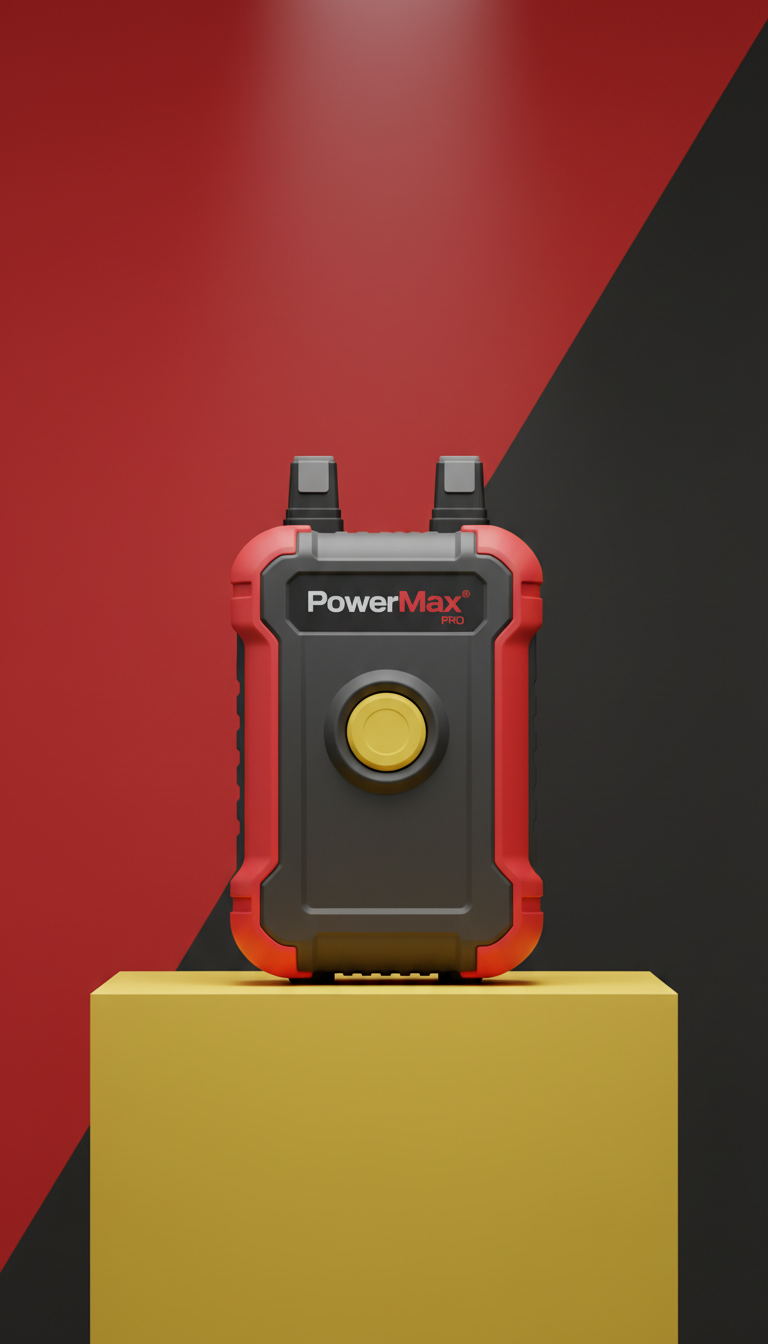 PowerMax Pro jump starter with 2000A Surge
