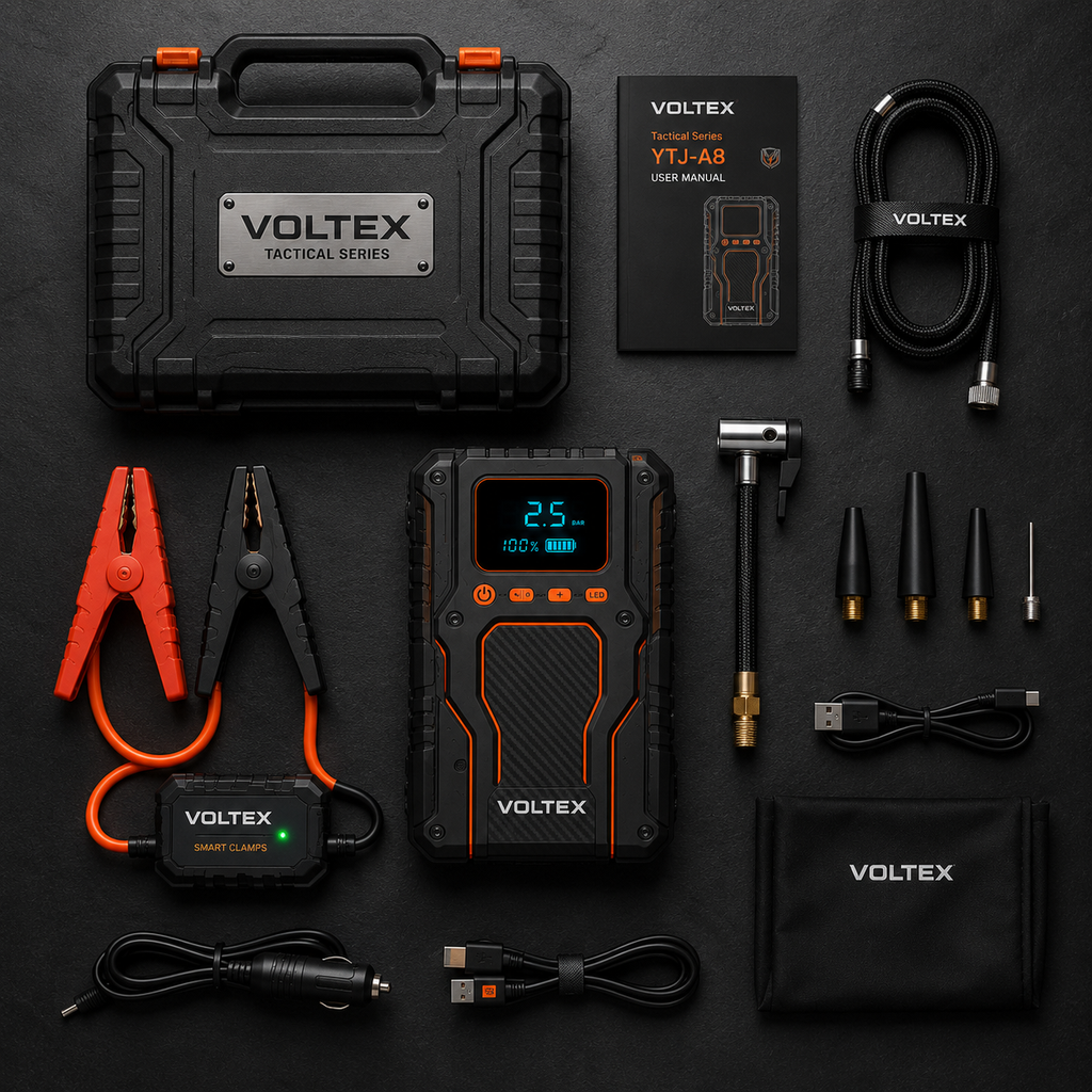 VOLTEX Tactical full contents laid out