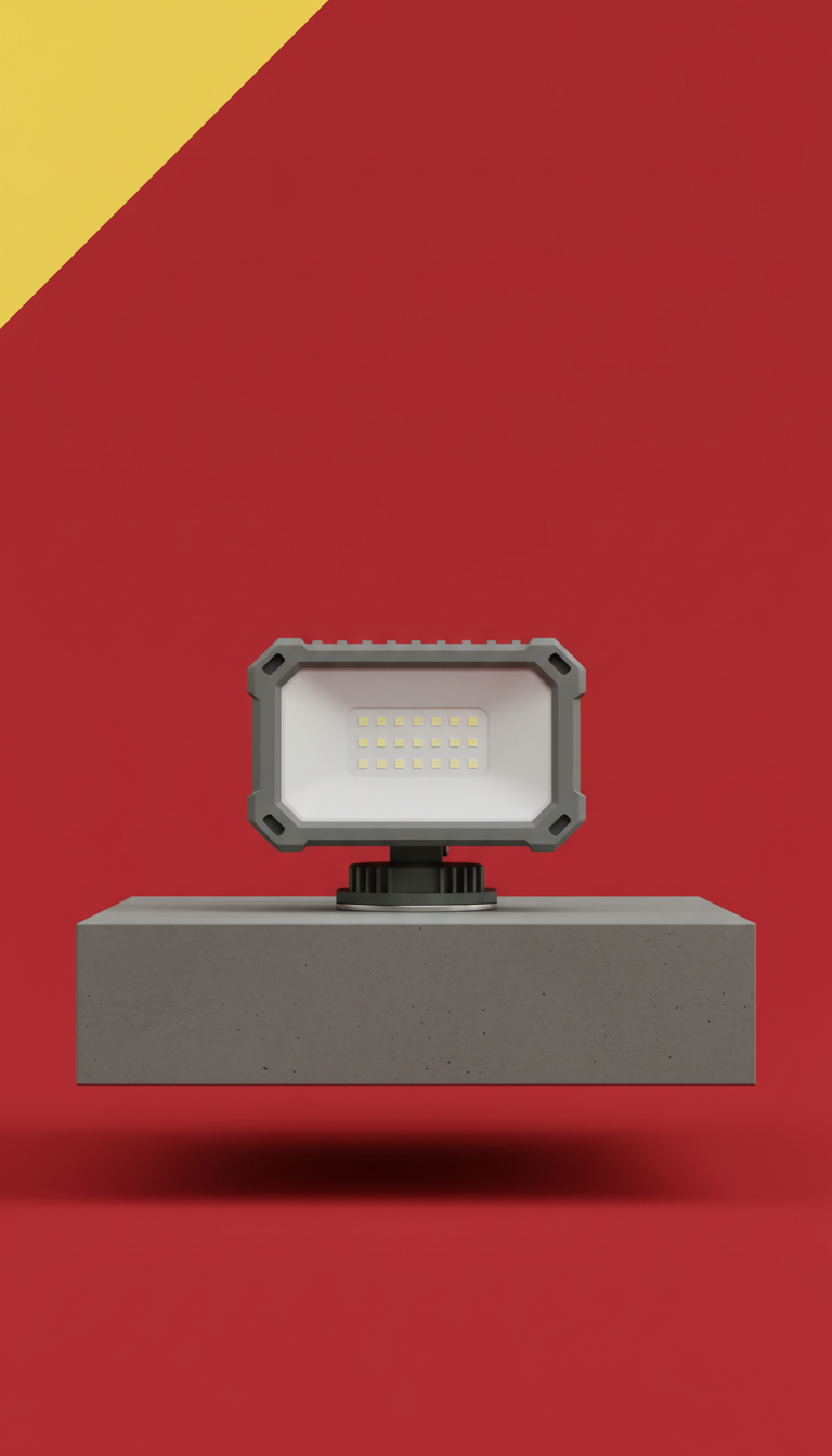 Magnetic LED work light with Pivoting Head